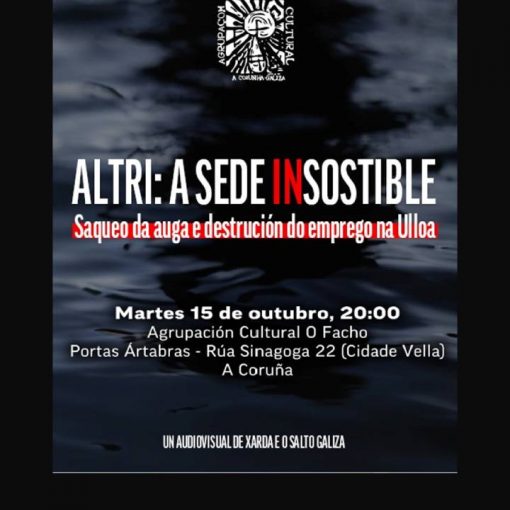 Cartaz Altri: a sede insostible