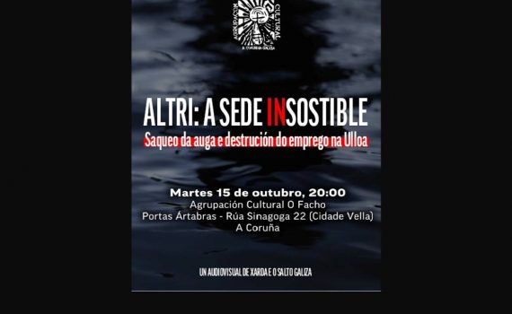 Cartaz Altri: a sede insostible